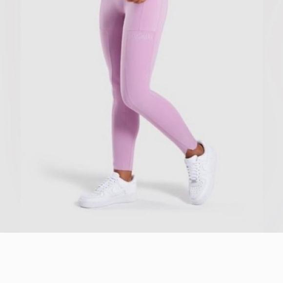 Gymshark lilac leggings notched split hem - Picture 1 of 8